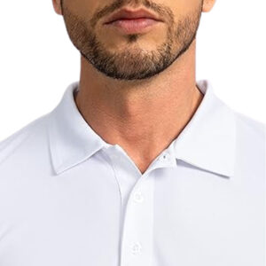 white polo shirt