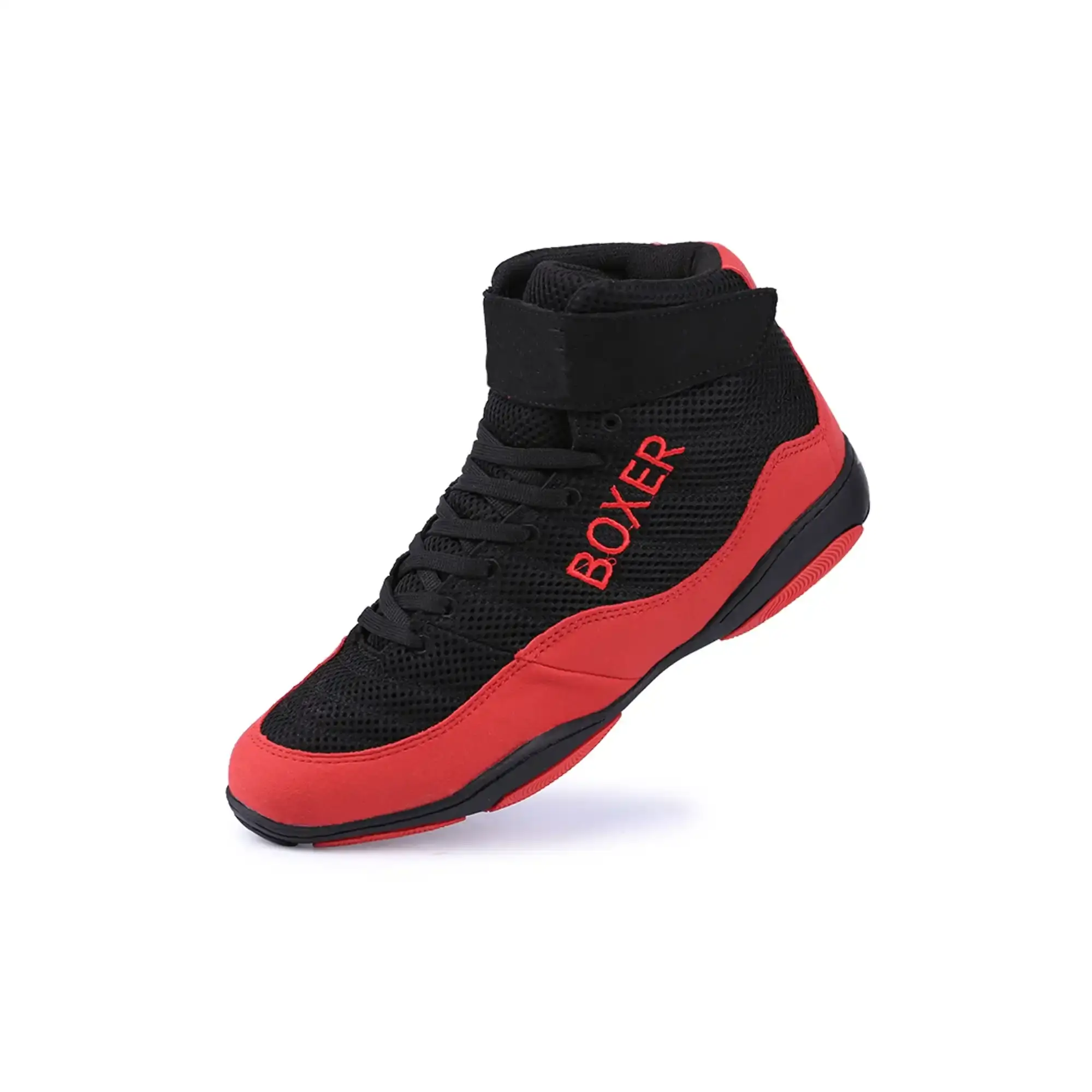 boxing-training-shoes-breathable-mesh Timber Sprint breathable mesh boxing training shoes for comfort