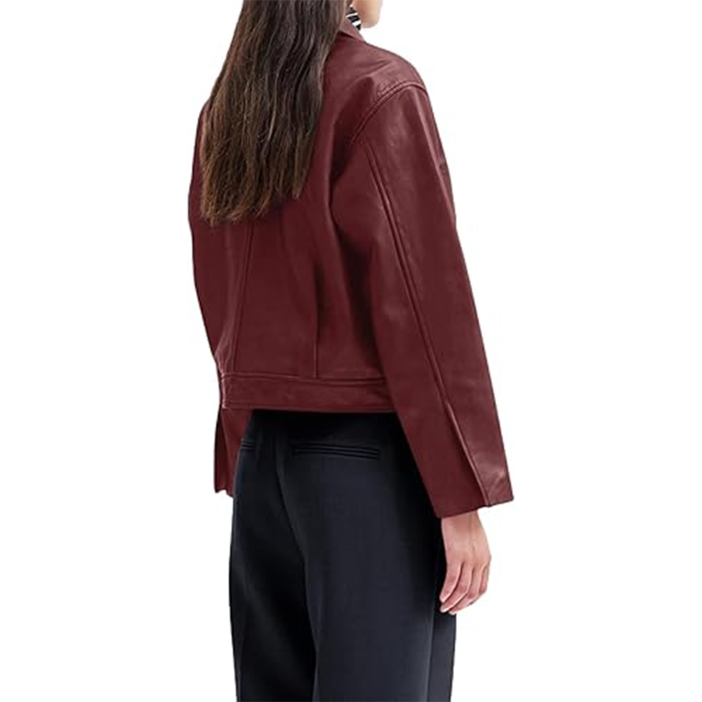 red leather biker jacket red leather biker jacket For women