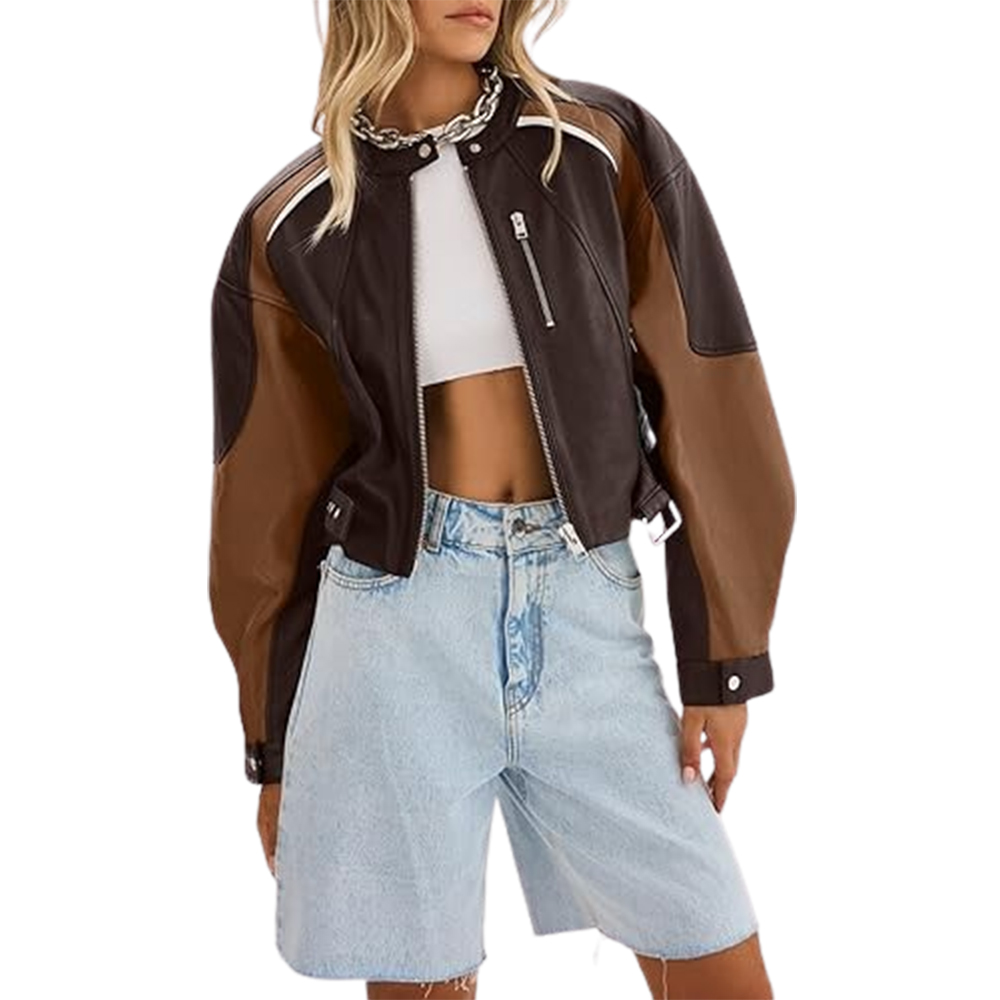 brown leather jacket womens brown leather jacket womens