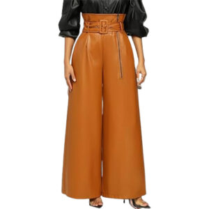 faux leather pants women