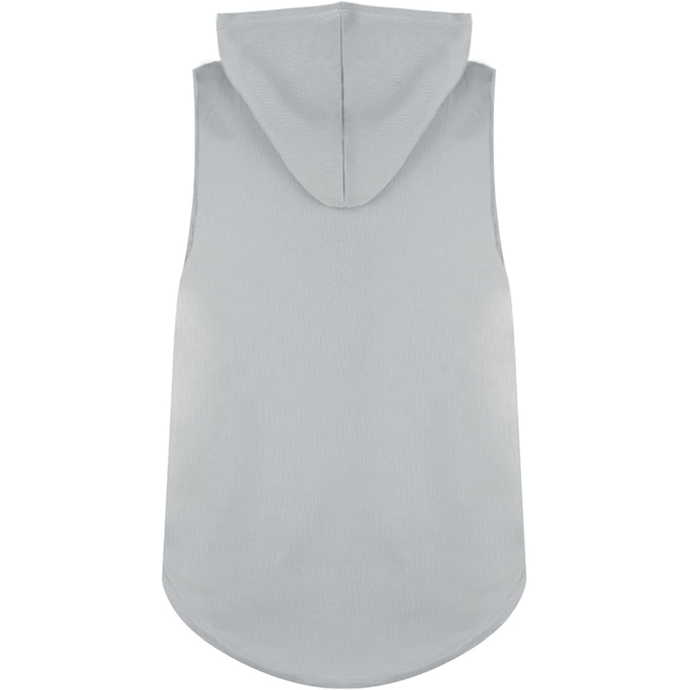 sleeveless hoodie oversized men