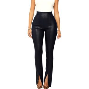 leather pants women's clothing