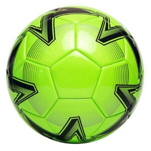 High-Performance Soccer Ball with machine-stitched synthetic leather cover, superior grip, durable construction for indoor and outdoor play.