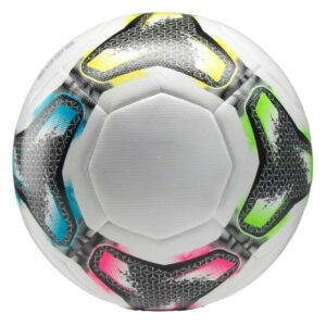 Premium Soccer Ball for Adults and Kids, high-quality synthetic leather cover, machine-stitched for durability, designed for indoor and outdoor play
