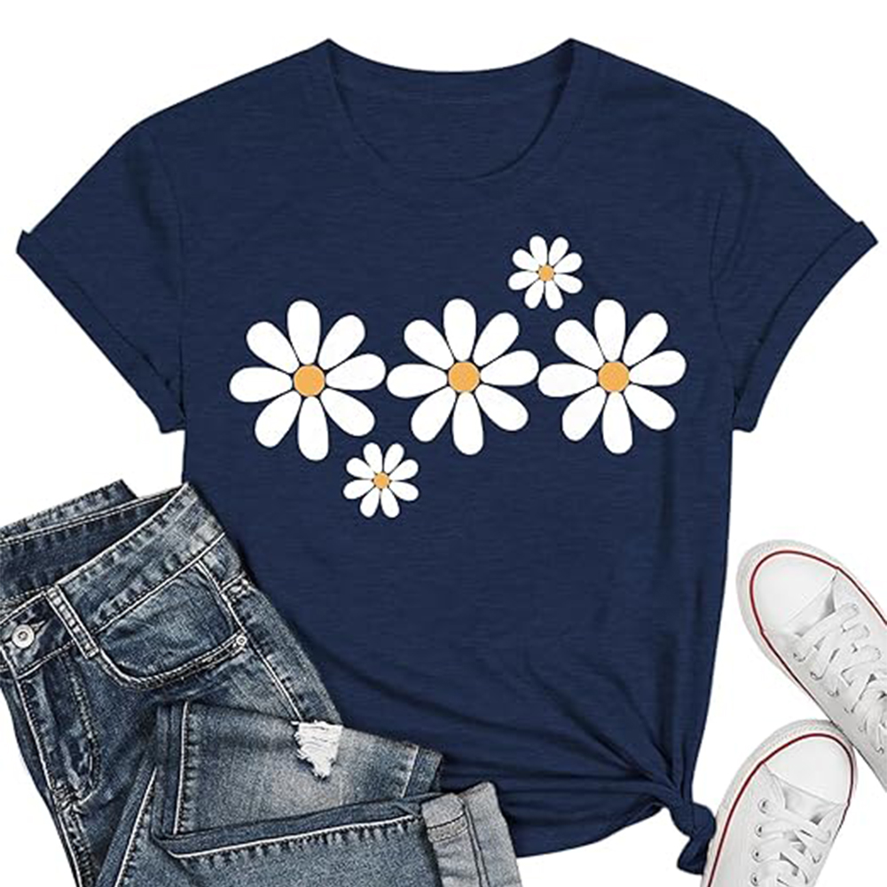 t shirts for women Women's crew neck short sleeve t-shirt casual and comfortable outfit for everyday wear.