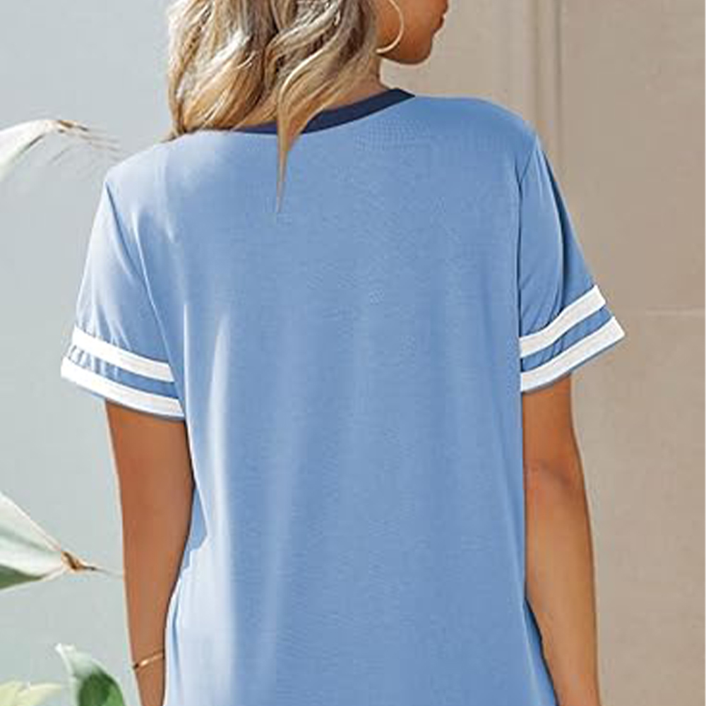Casual Trendy T Shirt women's t shirts Casual Trendy T Shirt crew neck short sleeve t-shirt casual and comfortable outfit for everyday wear.