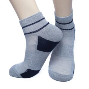 Premium Men’s Ankle Socks featuring soft cotton blend, moisture-wicking technology, and arch support for comfort during sports and daily wear.