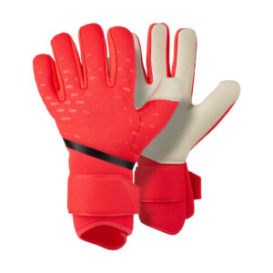 Professional Goalkeeper Gloves with premium latex grip, reinforced finger protection, breathable mesh panels, and ergonomic fit for elite performance and comfort.