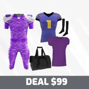 Timber Sprint Team Sports Kit with uniform, practice jersey, socks, and durable duffle bag for athletes